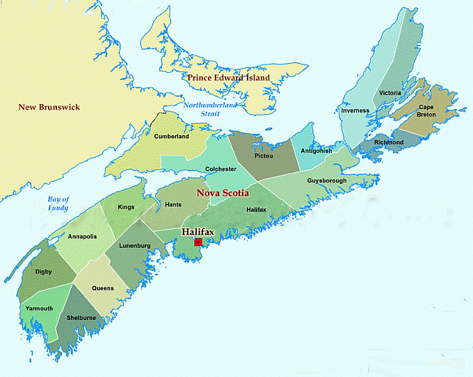 Counties of Nova Scotia
